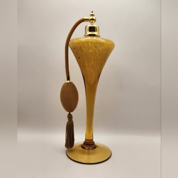 Royal Limited Accessories Vtg Royal Limited Crystal Golden Amber